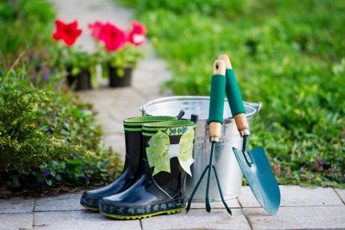 Gardener reviewing a complaint process with care